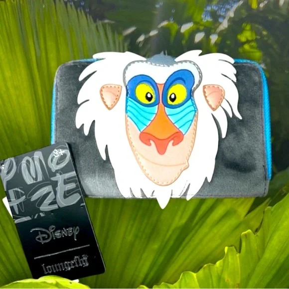 LOUNGEFLY Lion King Rafiki Wallet NWT - Picture 1 of 3
